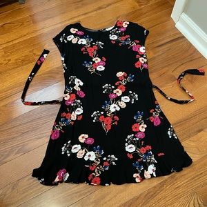 Popsugar Black Floral Dress
